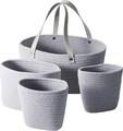 Korgset Grå 4-pack